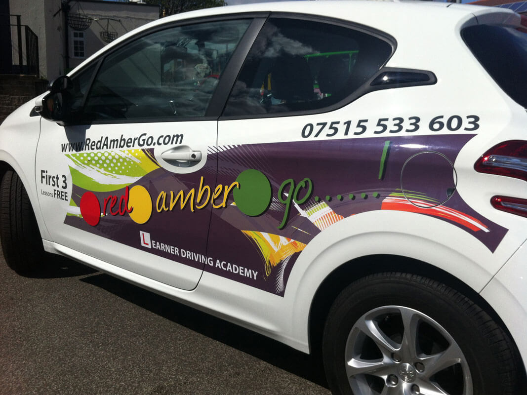 Vinyl graphics for vehicles