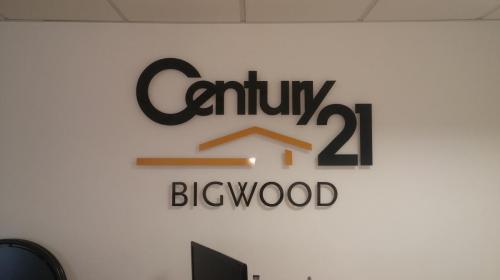 Century 21 - Stand Off Lettering