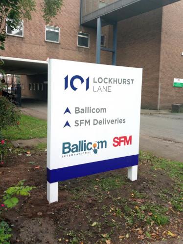 Lockhurst Balicom & SFM Sign